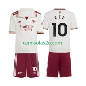 Camisolas de futebol Arsenal Eberechi Eze 10 Criança Equipamento 3ª 2025/26 Manga Curta